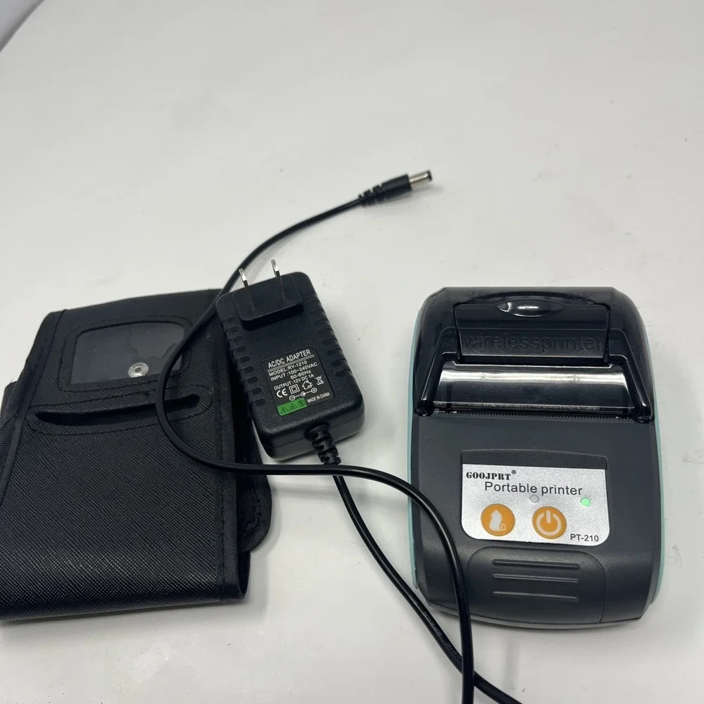 GOOJPRT PT210 Portable Bluetooth Thermal Receipt Printer USB 48mm Print Width